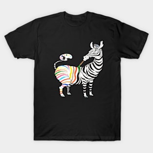 Artist Zebra T-Shirt